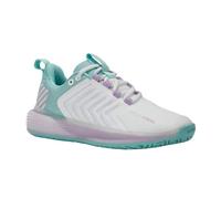 K-Swiss Women's Ultrashot 3 Sports Shoe, Bianco Blu, 41 EU
