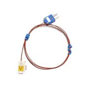 K/T/J Type Surface-Mount Patch Thermocouple - Pre-Wired Sensor with Lead Wire, 0.5-5M Length Options(1pc)(T 1.5M)