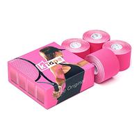 K-Tape® Red Box of 4 (4 Rotolo, à 5cm x 5m) [Colore: Rosso]