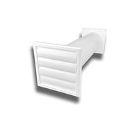 K-TECH-PRO Cassetta di scarico da parete Gravity, con tubo rotondo, dimensioni Ø 150, 250 x 250 mm