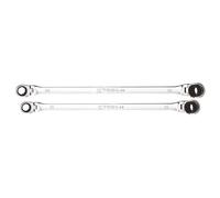 K Tool International 2pc 120 Dente Doppio Flex Cricchetto Chiave Set 13025200038