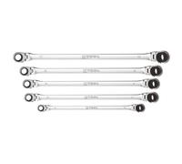 K Tool International KTIXDDBM10 - Set di chiavi per ratto a doppia scatola, con scanalatura a 90 denti, 5 pezzi
