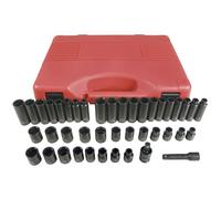 K Tool International Set Di Bussole A Impatto 42 Pezzi 3/8 In. SAE E MM 37042