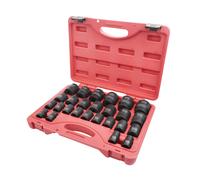 K Tool International Set Di Bussole Ad Impatto Metric 1/2 In Dr 26 Pezzi 38101