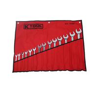 K Tool International Set Di Chiavi Inglesi 14 Pezzi Hi Polish Con Borsa 41304
