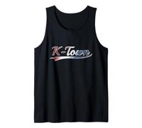 K-Town Patriotic Red White Blue American Pride Canotta
