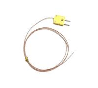 K-Type GG-K-30-SLE Thermocouple - Glass Fiber Wire, Spherical Tip, with Plug, SMT Temperature Line(1pc)(0.3M with plug)