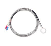 K Type Thermocouple Probe | 14mm 304 Stainless Steel - 40 to 1000℃ | High Temp Sensor for Industrial/Food/Textile | Replacement for Damaged Parts (2M)