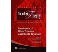 K Venkatachalie Development Of Elliptic Functions According T (Copertina rigida)