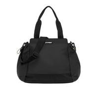 K-Way Borsa Shopper Aisy in Nylon, Nero, 28x42x13 cm, con Doppio Manico e Tracolla Amovibile