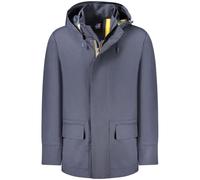 K-WAY Blue Wool Men Trench Coat - L