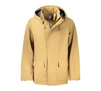K-WAY Brown Wool Men's Trench Coat - XL