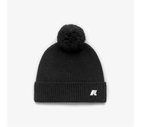 K way Cappello vincienne Cardigan Stitch Wool con PON PON K1151QW AZ3 Black Pure Melange 04