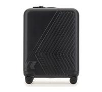 K-Way - Eudoxie Logo Trolley - - Suitcases - Uomo - Nero - ONE SIZE