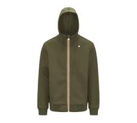K-Way - Felpa con Zip Rainier Spacer - - Sweatshirts & Hoodies - Uomo - Verde - M