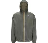 K-Way - Giacca a vento impermeabile - Le Vrai 3.0 Claude Green Black per Uomo in Nylon - Taglia L - Kaki