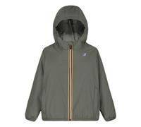 K-Way - Giacca a vento impermeabile - Le Vrai 3.0 Claude Kids Green Black in Nylon - Taglia 6a - Kaki
