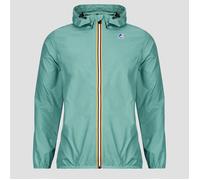 K-Way giacca a vento LE VRAI 4.0 CLAUDE 100% NYLON RECYCLED in Verde EU XS