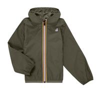 K-Way giacca a vento LE VRAI PETIT CLAUDE 4.0 100 % NYLON RECYCLED in Kaki 10 anni