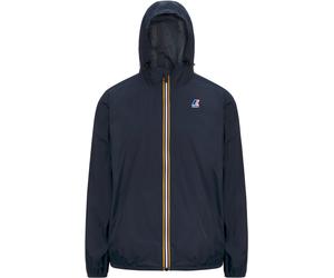 K-Way - Giacca antivento impermeabile e traspirante comprimibile - Le Vrai 4.0 Claude Blue Depth per Uomo in Pelle - Taglia S - Blu navy