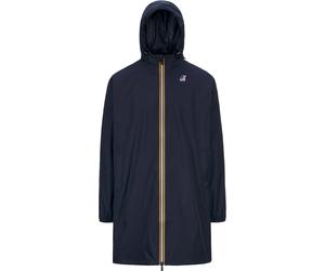 K-Way - Giacca antivento lunga impermeabile e compatta - Le Vrai 4.0 Eiffel East Depht Blue per Uomo in Pelle - Taglia S - Blu navy