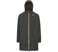 K-Way - Giacca antivento lunga impermeabile e compatta - Le Vrai 4.0 Eiffel East Green Blackish per Uomo in Pelle - Taglia S - Verde