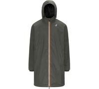 K-Way - Giacca antivento lunga impermeabile e compatta - Le Vrai 4.0 Eiffel East Warm Green Blackish per Uomo in Pelle - Taglia S - Verde