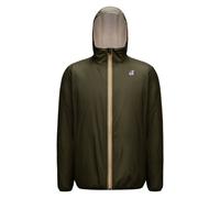 K-Way - Giacca corta foderata in pile - Le Vrai 3.0 Claude Orsetto Green Black per Uomo in Nylon - Taglia L - Kaki Kaki L