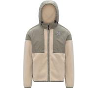 K-Way - Giacca da uomo in materiale - Samson 4.0 Orsetto Green Oak Ecru per Uomo in Pelle - Taglia XXL - Kaki