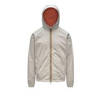 Giacca con cappuccio K-WAY Jake Plus 2 Double bianco arancione - M