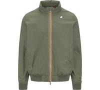 K-Way - Giacca elasticizzata impermeabile e antivento - Amaury Stretch Nylon Jersey Green Lichen per Uomo in Pelle - Taglia L - Kaki