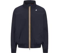 K-Way - Giacca elasticizzata impermeabile, traspirante e antivento - Amaury Stretch Nylon Jersey Blue Depth per Uomo in Pelle - Taglia L - Blu navy