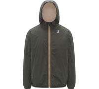 K-Way - Giacca imbottita per la mezza stagione - Le Vrai 4.0 Claude Orsetto Green Blackish per Uomo in Pelle - Taglia M - Verde