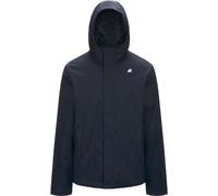K-Way - Giacca in twill impermeabile e antivento - Jacko Twill Marmotta Blue D Blue A per Uomo - Taglia S - Blu navy