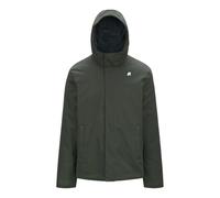 K-Way - Giacca in twill impermeabile e antivento - Jacko Twill Marmotta Green B Blue A per Uomo - Taglia L - Kaki