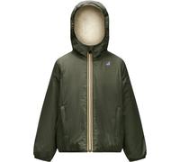 K-Way - Giacca isolata, impermeabile e antivento - P.Le Vrai 4.0 Claude Orsetto Green Blackish in Pelle - Taglia 6a - Verde