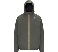 K-Way - Giacca isolata, impermeabile e compatta - Le Vrai 4.0 Claude Warm Green Blackish per Uomo in Pelle - Taglia S - Verde