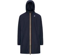 K-Way - Giacca lunga antivento impermeabile e comprimibile - Le Vrai 4.0 Eiffel East Blue Depth per Uomo in Pelle - Taglia L - Blu navy