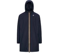 K-Way - Giacca lunga antivento impermeabile e comprimibile - Le Vrai 4.0 Eiffel East Blue Depth per Uomo in Pelle - Taglia S - Blu navy