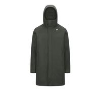 K-Way - Giacca lunga con cappuccio uomo - - Coats - Uomo - Verde - XL