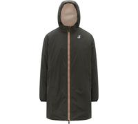 K-Way - Giacca lunga isolante e impermeabile - Le Vrai 4.0 Eiffel East Orsetto Green Blackish per Uomo in Nylon - Taglia M - Verde