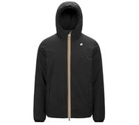 K-Way Giacca Uomo, Modello Jack ST Warm Double, in Poliestere, vestibilità Regular, Colore Black P-Green B