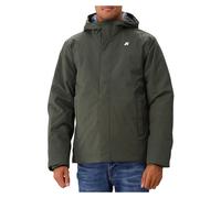 K-Way - Giacca Verde Twill Marmot con Dettagli Colorati - - Jackets - Uomo - Verde - 2XL