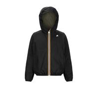 K-Way giubbino antivento leggero Jake reversibile nero verde 8a