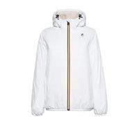 K-Way Giubbino Corto Donna le Vrai 3.0 Claudette Orsetto K2113QW 001 White Tg 46 IT TAGLIA US 6