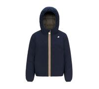 K-WAY giubbino imbottito reversibile p.jack blu verde