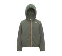 K-Way giubbino imbottito unisex Jack con cappuccio verde militare
