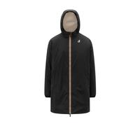 K-Way - Giacca lunga isolante e impermeabile - Le Vrai 4.0 Eiffel East Orsetto Black Pure per Uomo in Nylon - Taglia L - Nero