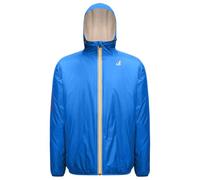 k-way JACKET UNISEX VRAI CLAUDE BLUE ROYAL MARNE CON FODERA IN TESSUTO SHERPA Tg L