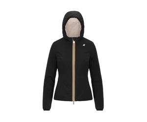 K-Way, ,Jackets ,Donna ,Nero ,M Giacca Reversibile Impermeabile Nero/Beige